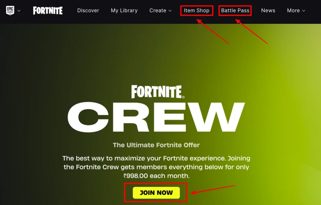 Пакет Fortnite Crew Pack, февраль 2025 г.